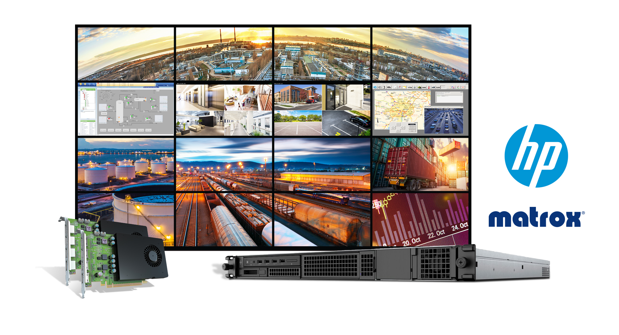 惠普机架式工作站现已认证并可采用迈创D 系列实现视频墙管理